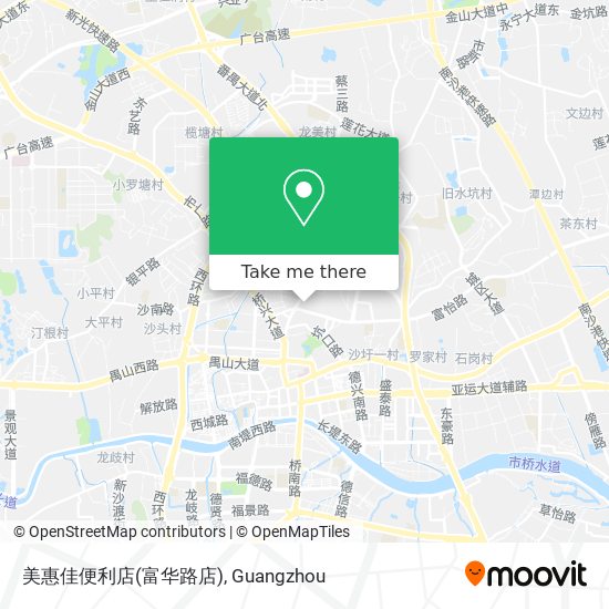 美惠佳便利店(富华路店) map
