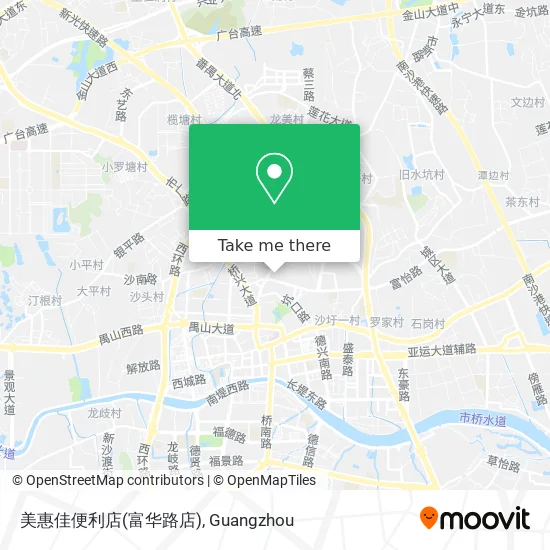 美惠佳便利店(富华路店) map