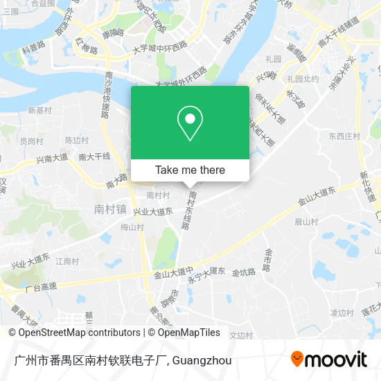 广州市番禺区南村钦联电子厂 map