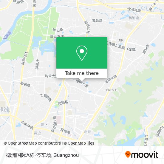 德洲国际A栋-停车场 map