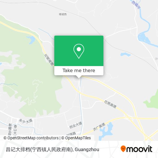 昌记大排档(宁西镇人民政府南) map
