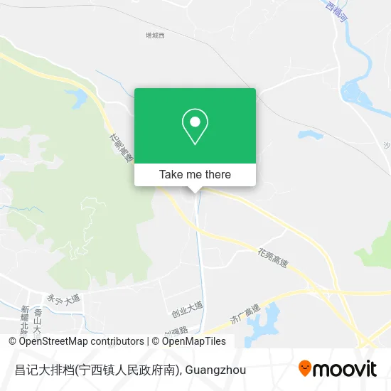 昌记大排档(宁西镇人民政府南) map