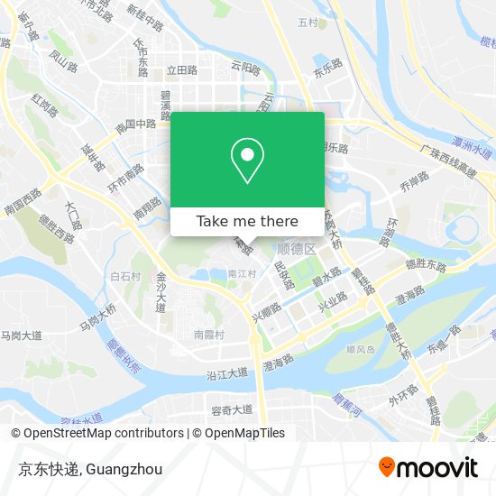 京东快递 map