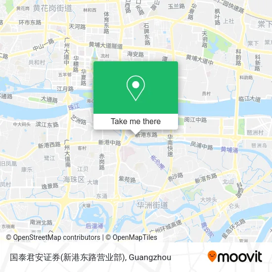 国泰君安证券(新港东路营业部) map