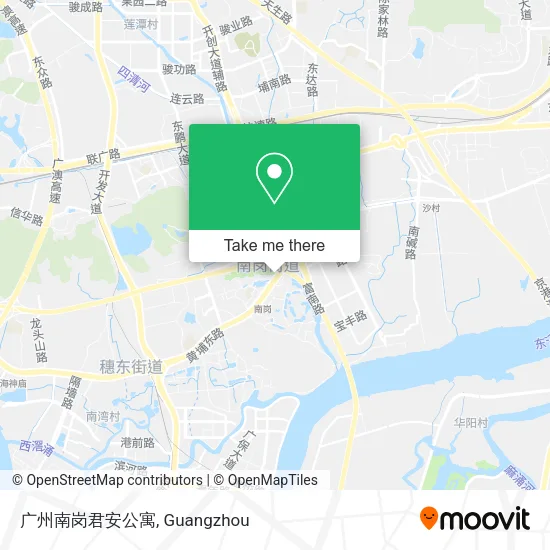 广州南岗君安公寓 map