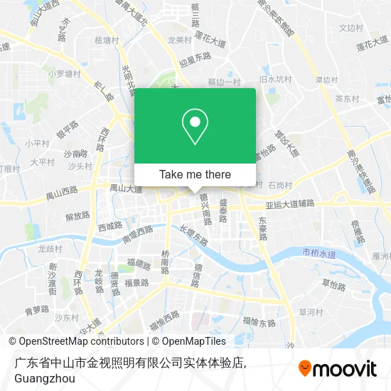 广东省中山市金视照明有限公司实体体验店 map