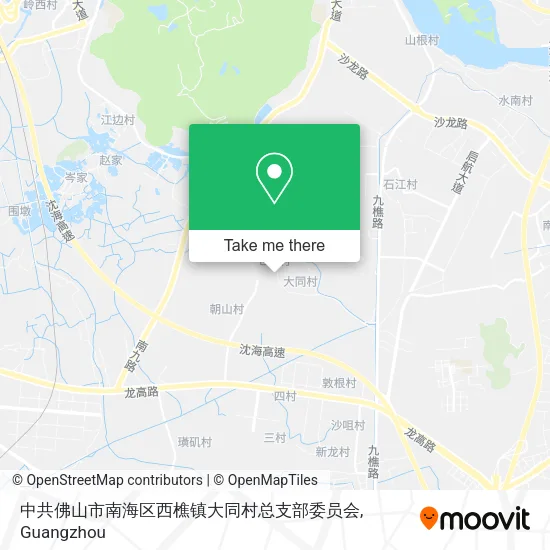 中共佛山市南海区西樵镇大同村总支部委员会 map