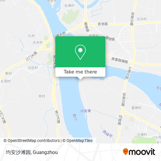 均安沙滩园 map