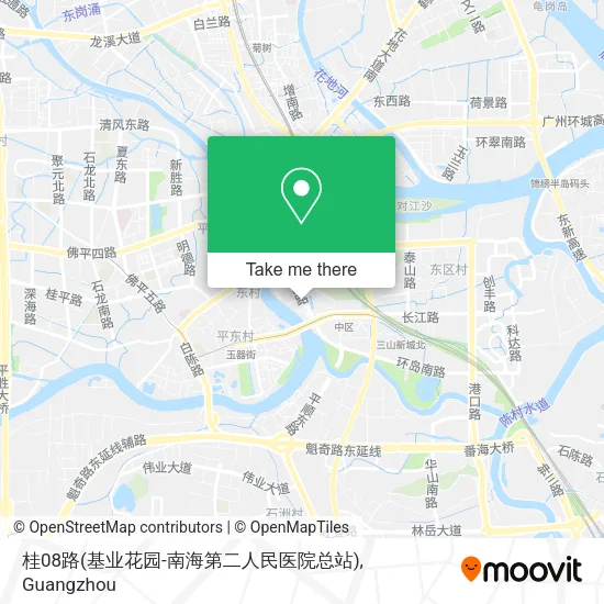 桂08路(基业花园-南海第二人民医院总站) map