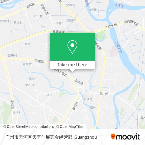 广州市天河区天平佳展五金经营部 map