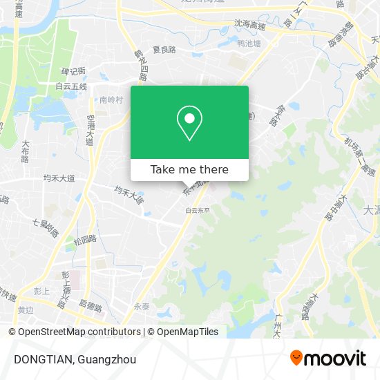 DONGTIAN map