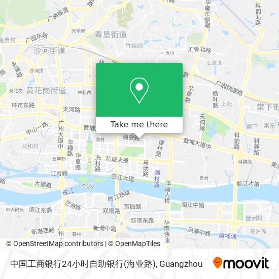 中国工商银行24小时自助银行(海业路) map