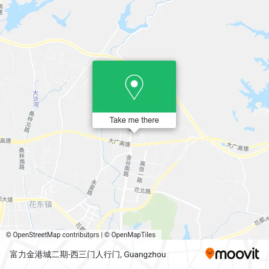 富力金港城二期-西三门人行门 map
