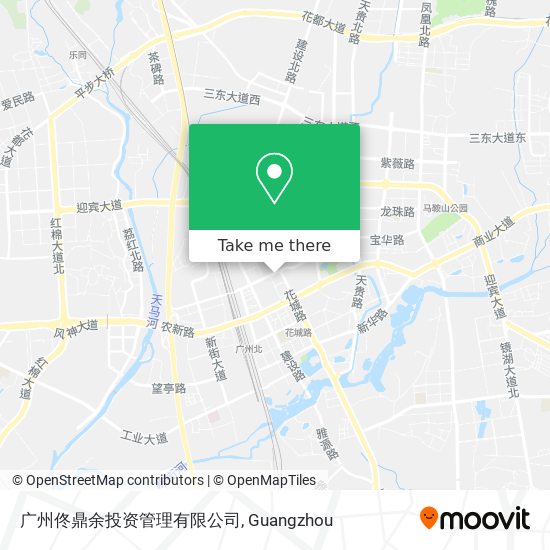 广州佟鼎余投资管理有限公司 map