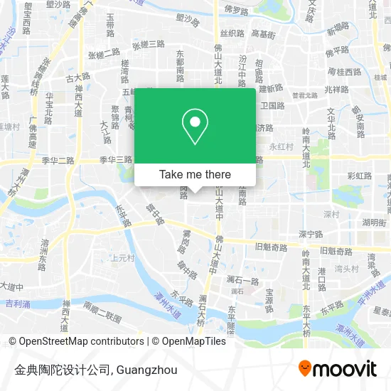 金典陶陀设计公司 map