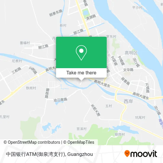 中国银行ATM(御泉湾支行) map