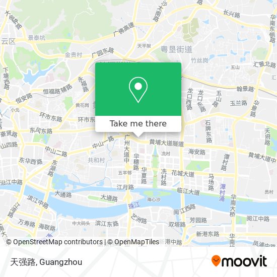 天强路 map