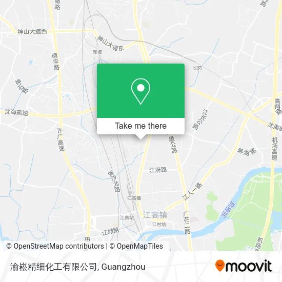 渝崧精细化工有限公司 map