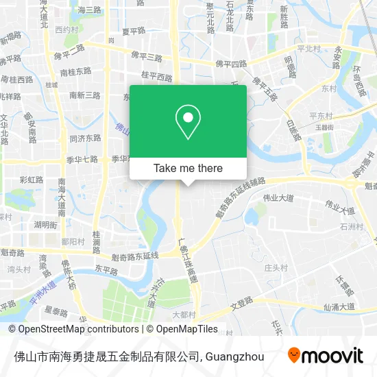 佛山市南海勇捷晟五金制品有限公司 map