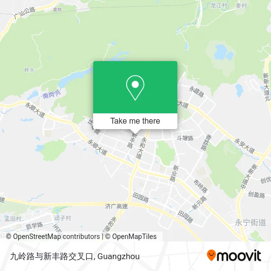 九岭路与新丰路交叉口 map