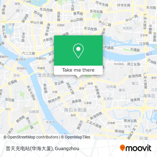 普天充电站(华海大厦) map
