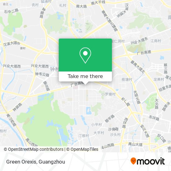 Green Orexis map