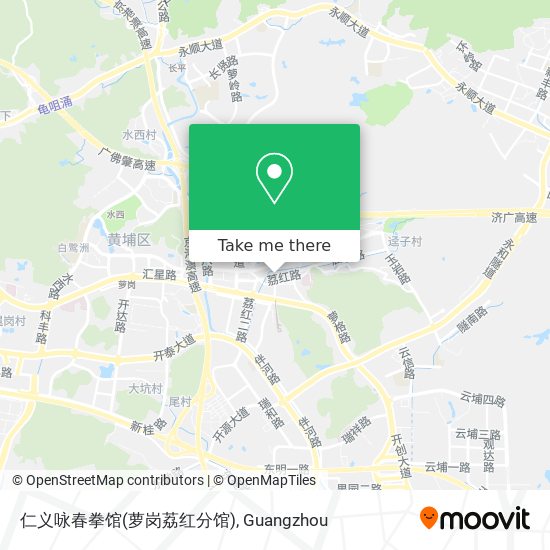 仁义咏春拳馆(萝岗荔红分馆) map