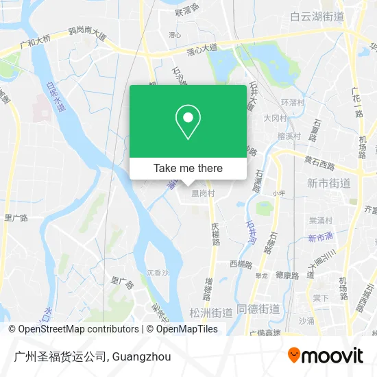 广州圣福货运公司 map