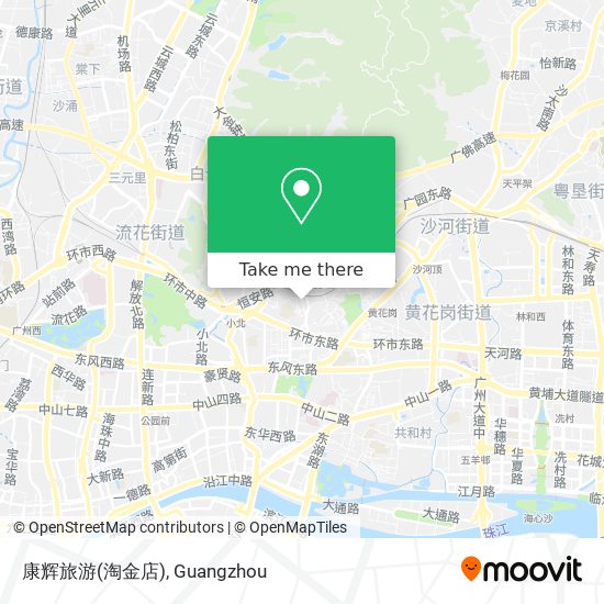 康辉旅游(淘金店) map