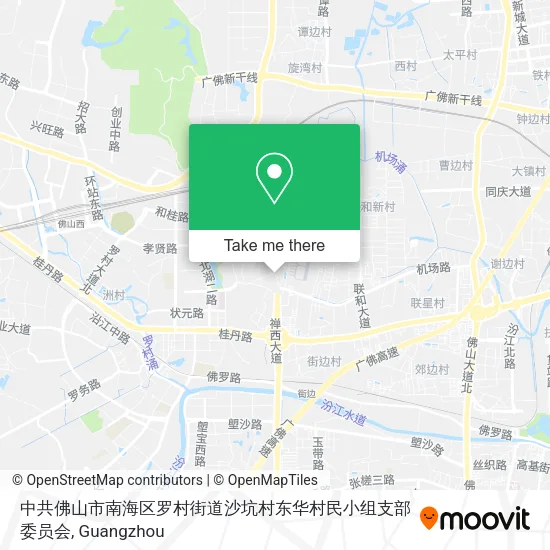 中共佛山市南海区罗村街道沙坑村东华村民小组支部委员会 map