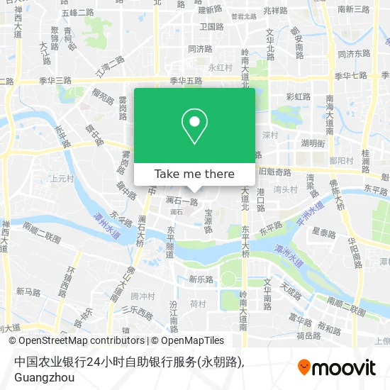 中国农业银行24小时自助银行服务(永朝路) map