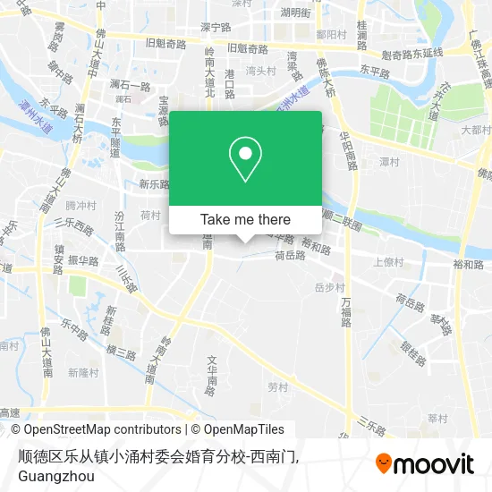 顺德区乐从镇小涌村委会婚育分校-西南门 map