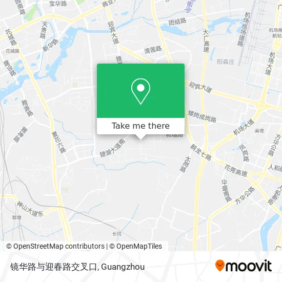 镜华路与迎春路交叉口 map