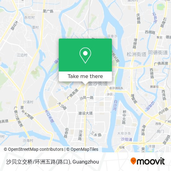 沙贝立交桥/环洲五路(路口) map