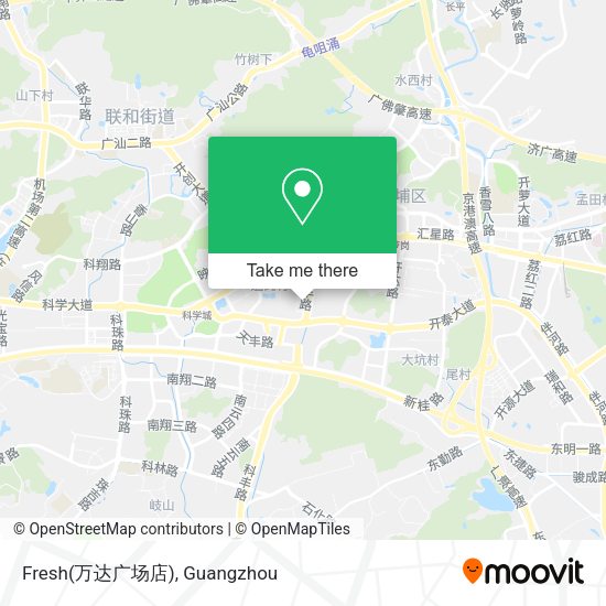 Fresh(万达广场店) map
