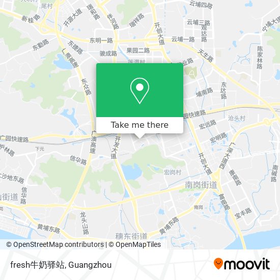 fresh牛奶驿站 map