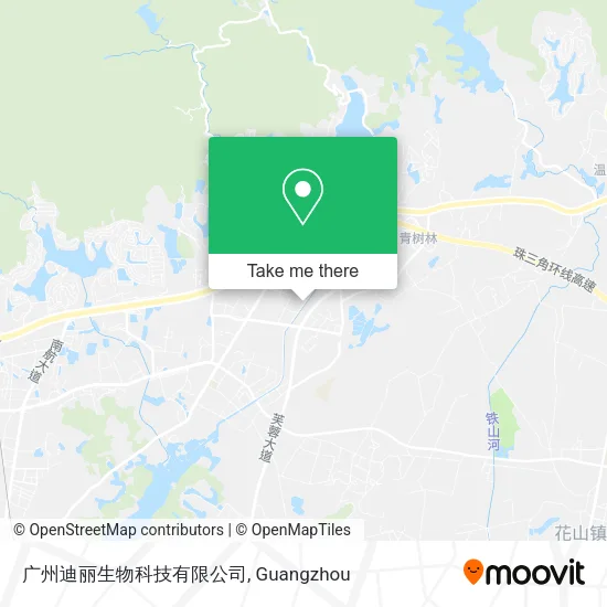 广州迪丽生物科技有限公司 map