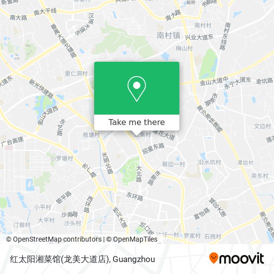 红太阳湘菜馆(龙美大道店) map