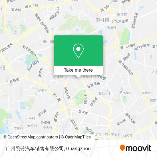 广州凯铃汽车销售有限公司 map