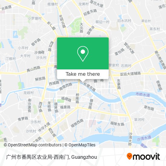 广州市番禺区农业局-西南门 map