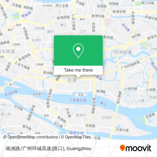 南洲路/广州环城高速(路口) map