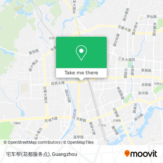 宅车帮(花都服务点) map