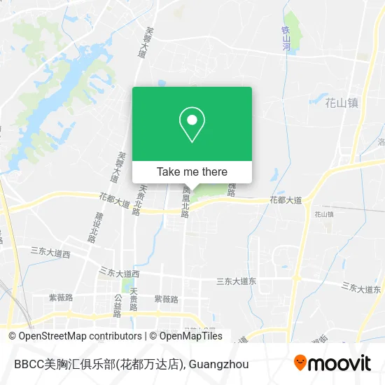 BBCC美胸汇俱乐部(花都万达店) map