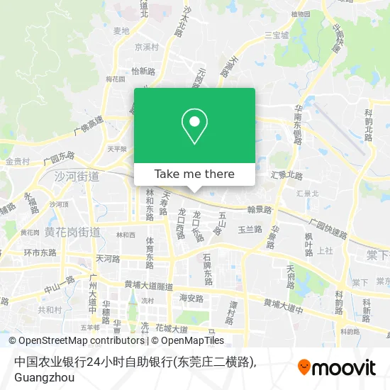 中国农业银行24小时自助银行(东莞庄二横路) map