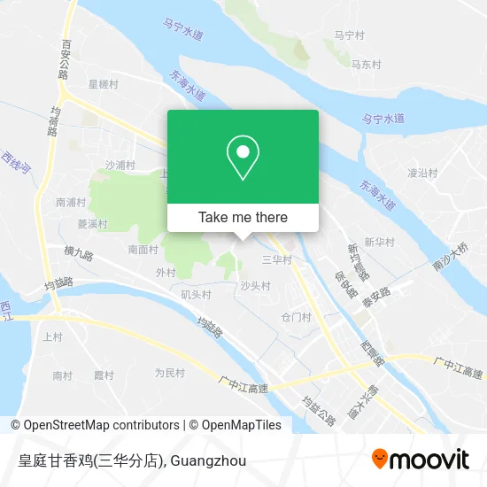 皇庭甘香鸡(三华分店) map