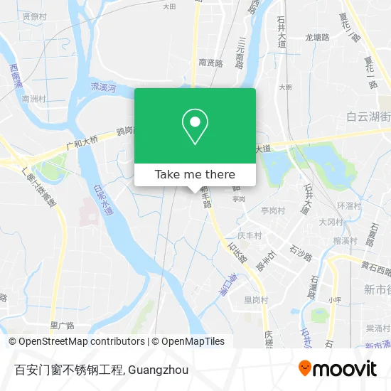 百安门窗不锈钢工程 map