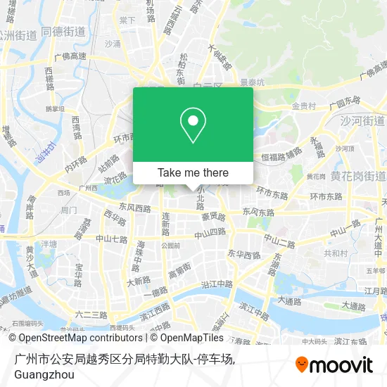 广州市公安局越秀区分局特勤大队-停车场 map