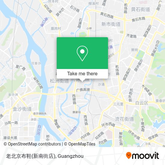 老北京布鞋(新南街店) map