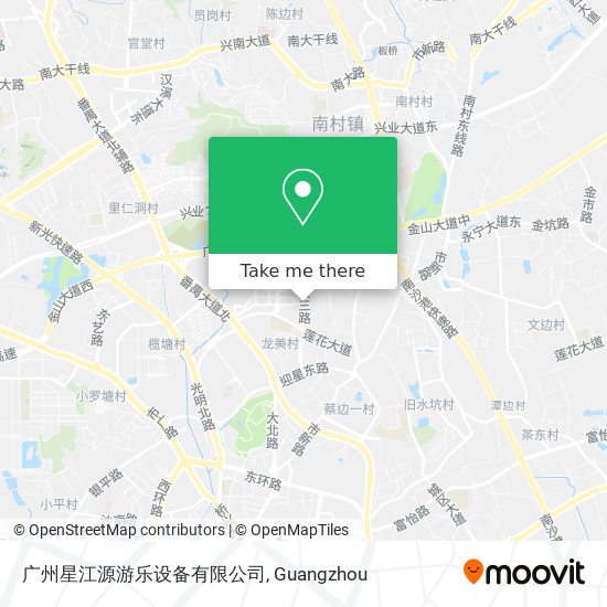 广州星江源游乐设备有限公司 map
