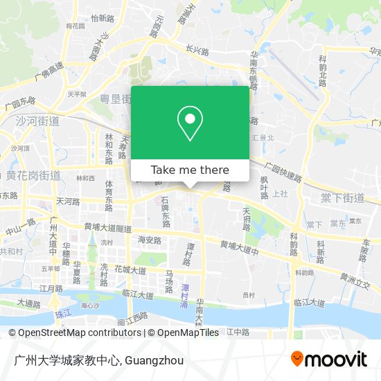 广州大学城家教中心 map